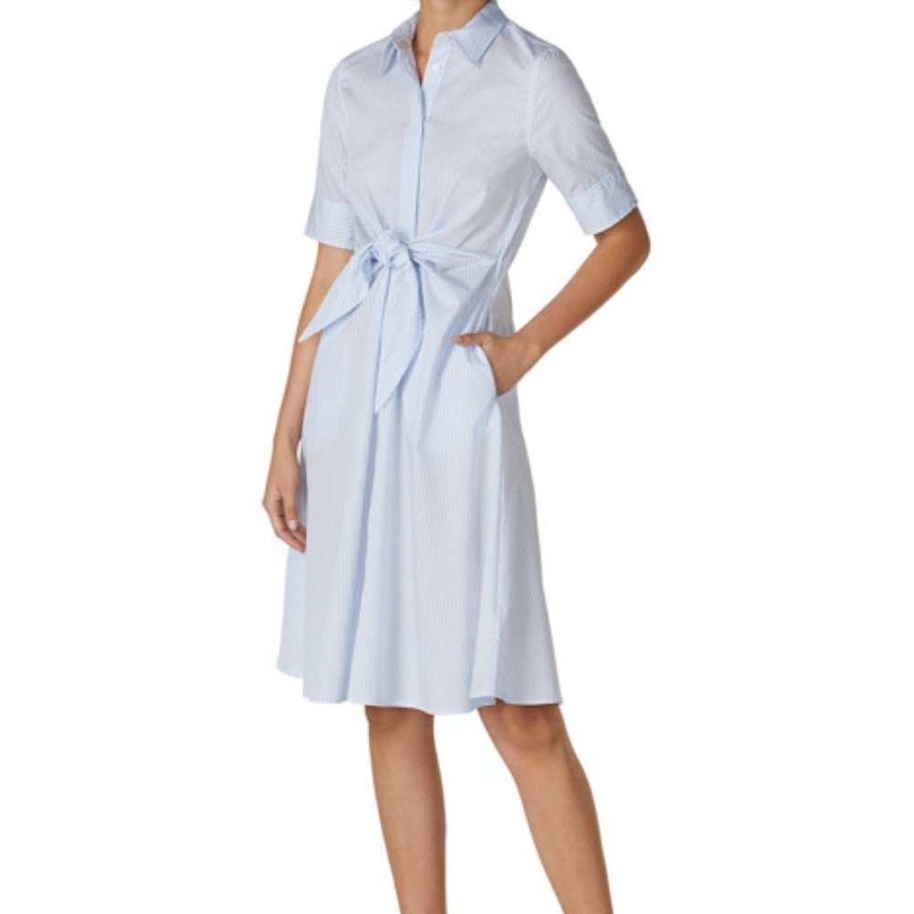 Lauren Ralph Lauren Light Blue Midi Dress